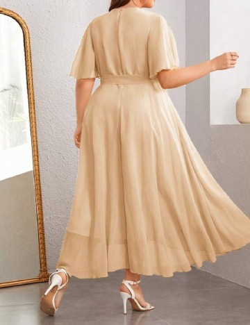Rochie lunga SHEIN CURVE, crem