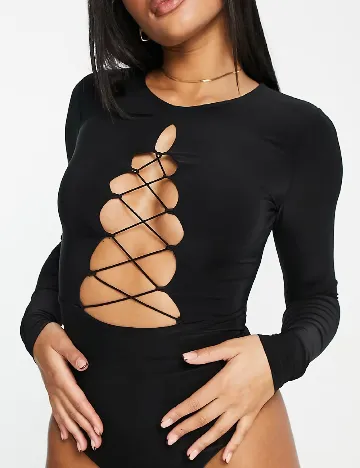 Body naked wardrobe Maternity, negru Negru