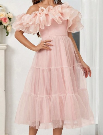 Rochie medie SHEIN, roz