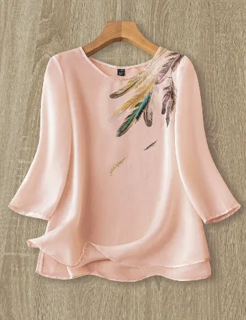 Bluza SHEIN, piersica Portocaliu