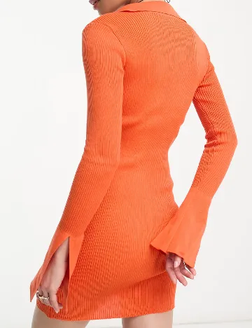 Rochie scurta Heartbreak, portocaliu Portocaliu