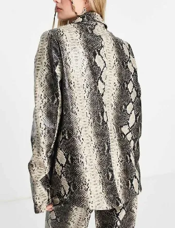 Sacou KYO, imprimeu sarpe Animal print