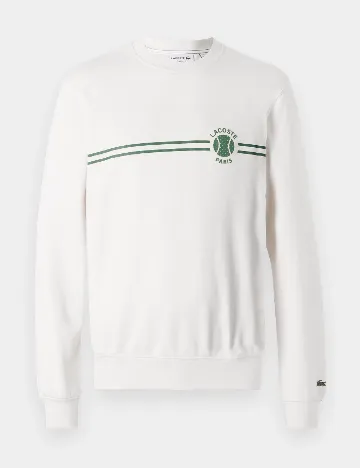 Bluza Lacoste, alb Alb