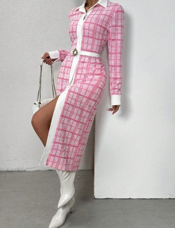Rochie medie SHEIN, roz