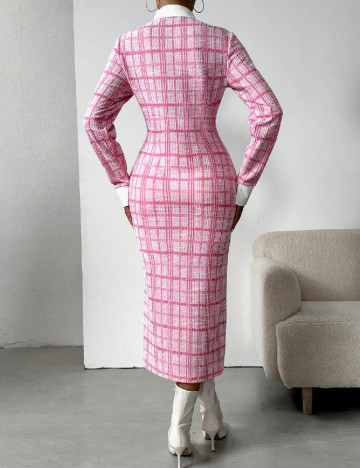 Rochie medie SHEIN, roz