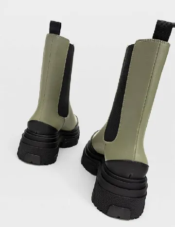 Ghete Stradivarius, verde Verde