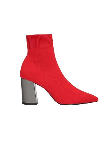 Botine Stradivarius, rosu