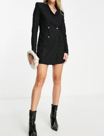 Salopeta ASOS, negru Negru