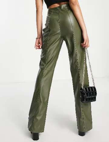 Pantaloni Missguided, verde Verde