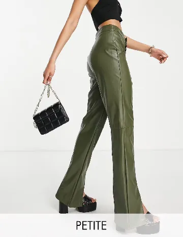 Pantaloni Missguided, verde Verde