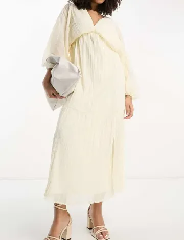 Rochie lunga ASOS, crem Crem