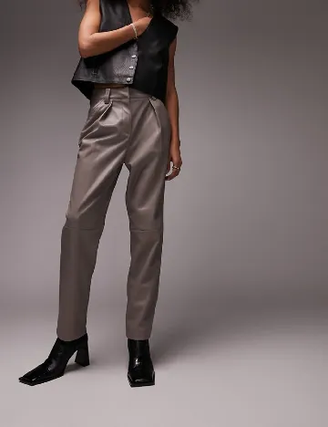 Pantaloni Top Shop, maro Maro
