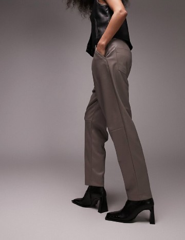 Pantaloni Top Shop, maro