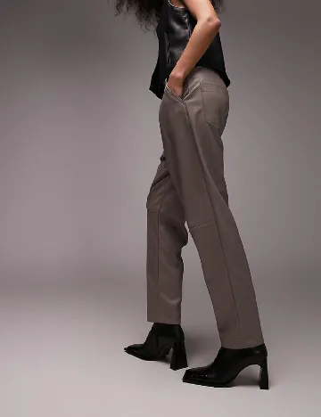Pantaloni Top Shop, maro Maro