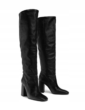 Cizme Stradivarius, negru