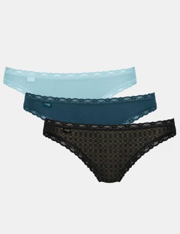 Set chiloti 3 perechi Sloggi by Triumph, mix culori
