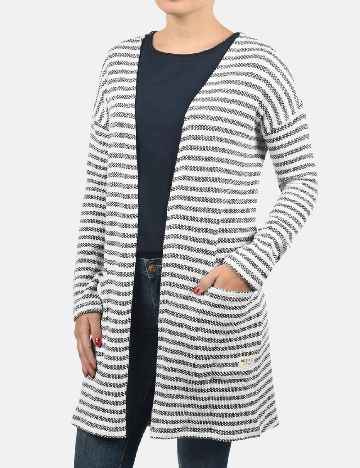 Cardigan Desires, alb/negru