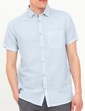 Camasa !Solid, bleu