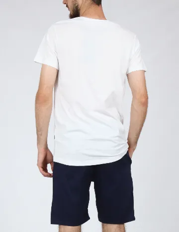 Tricou !Solid, alb Alb