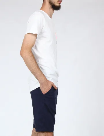 Tricou !Solid, alb Alb