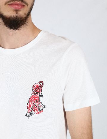 Tricou !Solid, alb