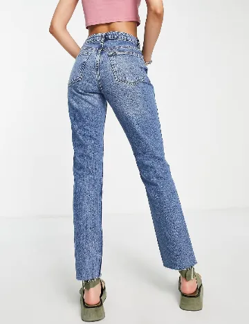 Blugi Top Shop, albastru Albastru