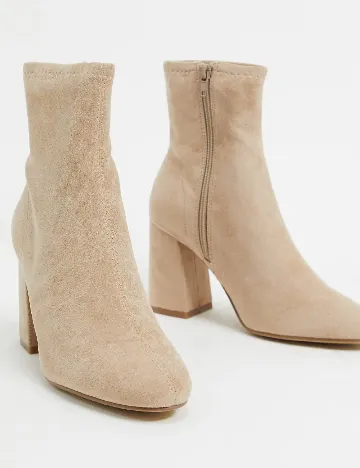 Botine Pimkie, crem Crem