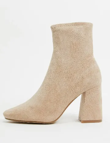 Botine Pimkie, crem Crem