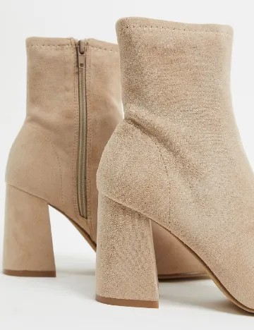 Botine Pimkie, crem Crem