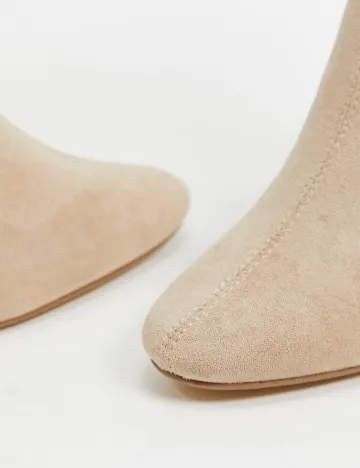 Botine Pimkie, crem Crem