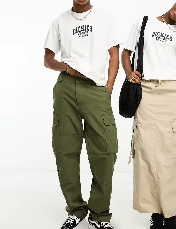 Tricou Dickies, ecru Alb