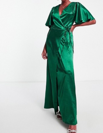 Rochie lunga Little Mistress, verde