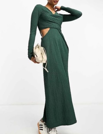 Rochie lunga ASOS, verde