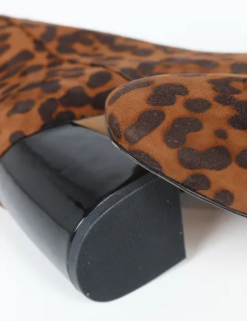 Botine Stradivarius, animal print Animal print