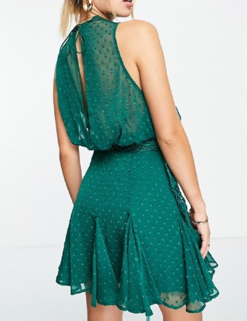 Rochie scurta ASOS, verde