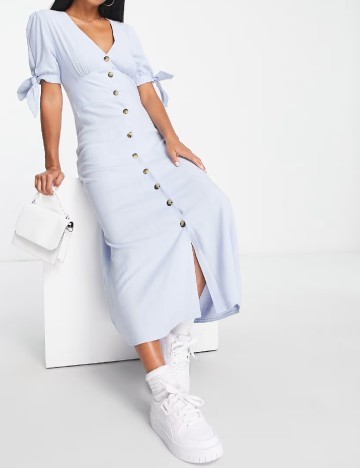 Rochie medie Nobody s child, bleu