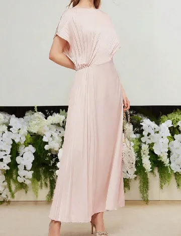 Rochie lunga MOTF, roz pudra Roz