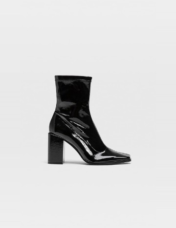 Botine Stradivarius, negru