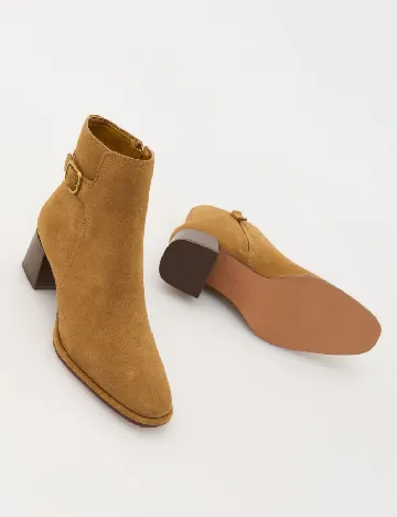 Botine Reserved, maro Maro