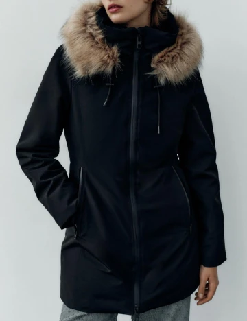 Geaca Zara, negru Negru
