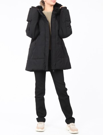 Geaca impermeabila Mango, negru