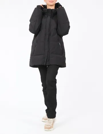 Geaca impermeabila Mango, negru Negru