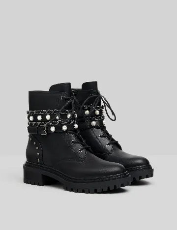 Ghete Bershka, negru Negru