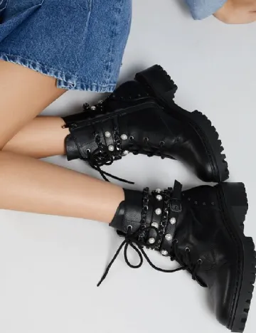 Ghete Bershka, negru Negru