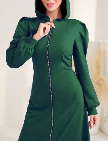 Rochie medie SHEIN, verde