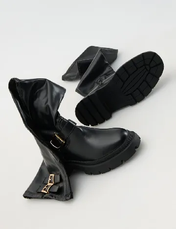 Cizme Reserved, negru Negru