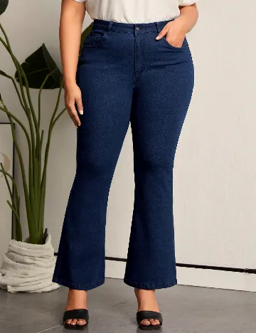 Blugi SHEIN CURVE, albastru Albastru