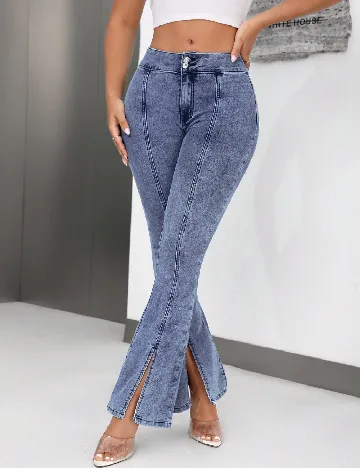 Blugi SHEIN, albastru Albastru
