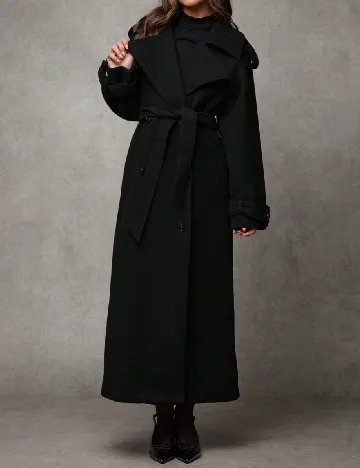Palton SHEIN, negru Negru