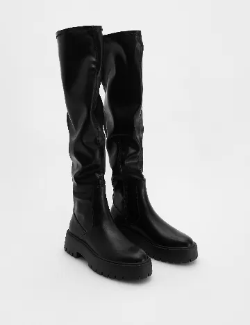 Cizme Reserved, negru Negru